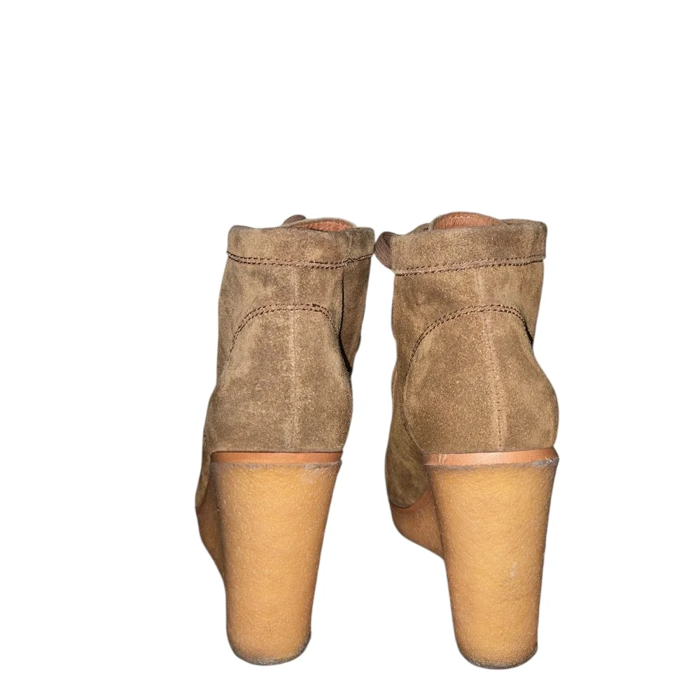 What‎ For Suede Wedge Booties – Size 39 (US 8.5–9)